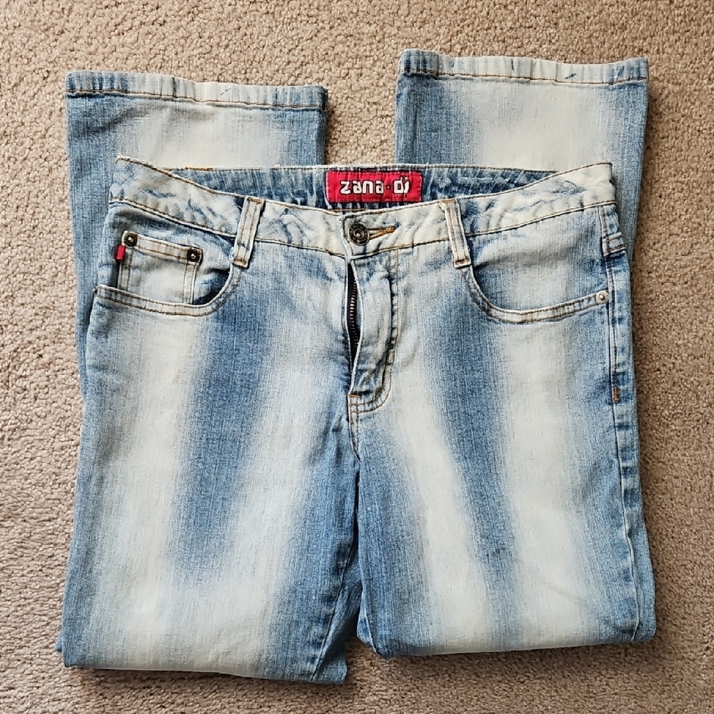 Vintage Zana Di lightwash capri length denim faded denim